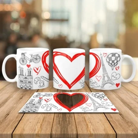 Taza Blanca Personalizada (1-3)