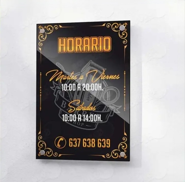 Placa de Metacrilato 3mm (20x30cm, Rectas, Sin separadores)