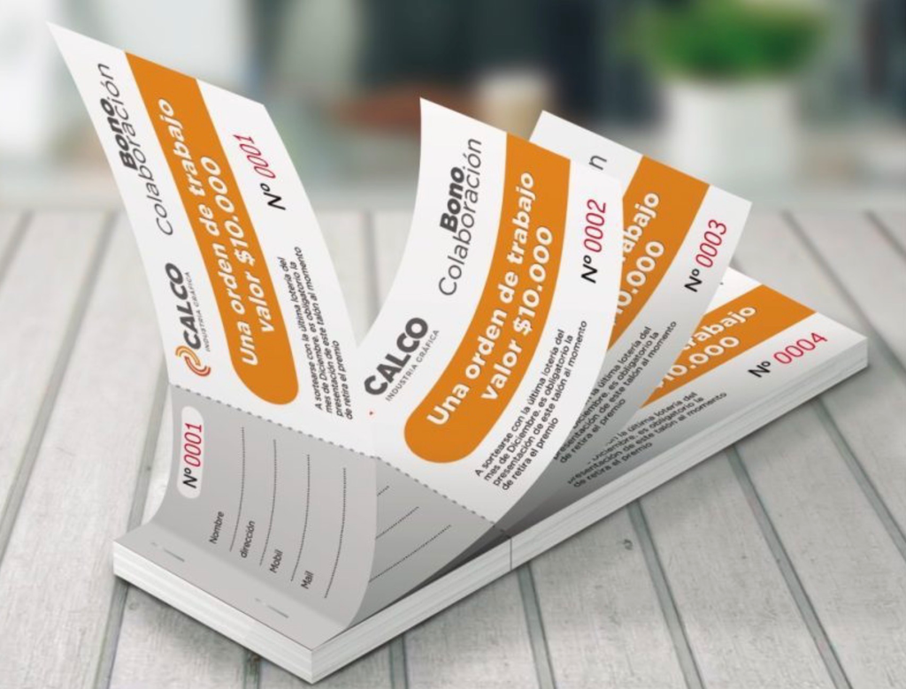 Talonarios para Rifas o para comandas 50 hojas (10 unidades, A6, Sin copia, No Numerado, No)