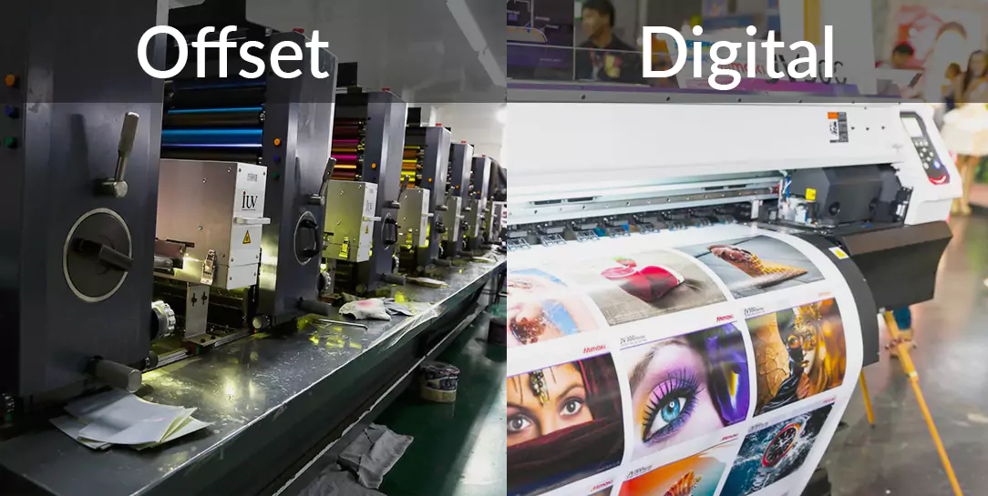 ¿Cuál es la verdadera diferencia entre impresión offset y digital?